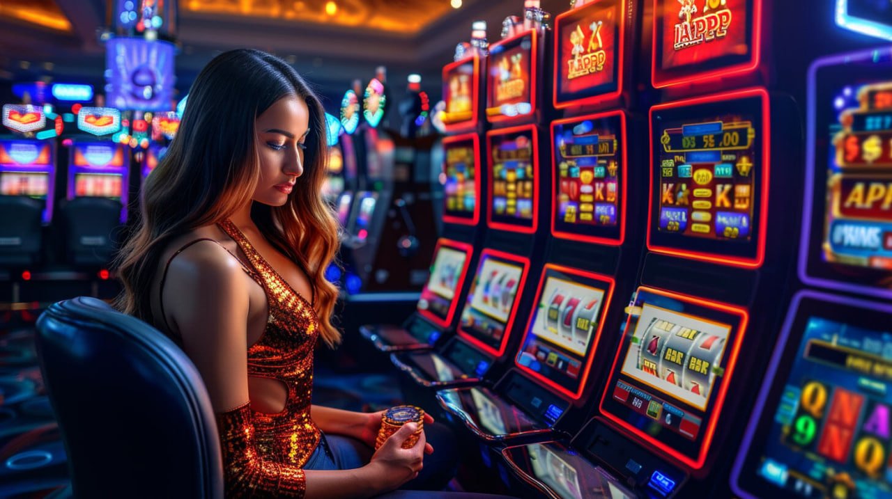 Filipino player browsing slot machine on a mobile phone